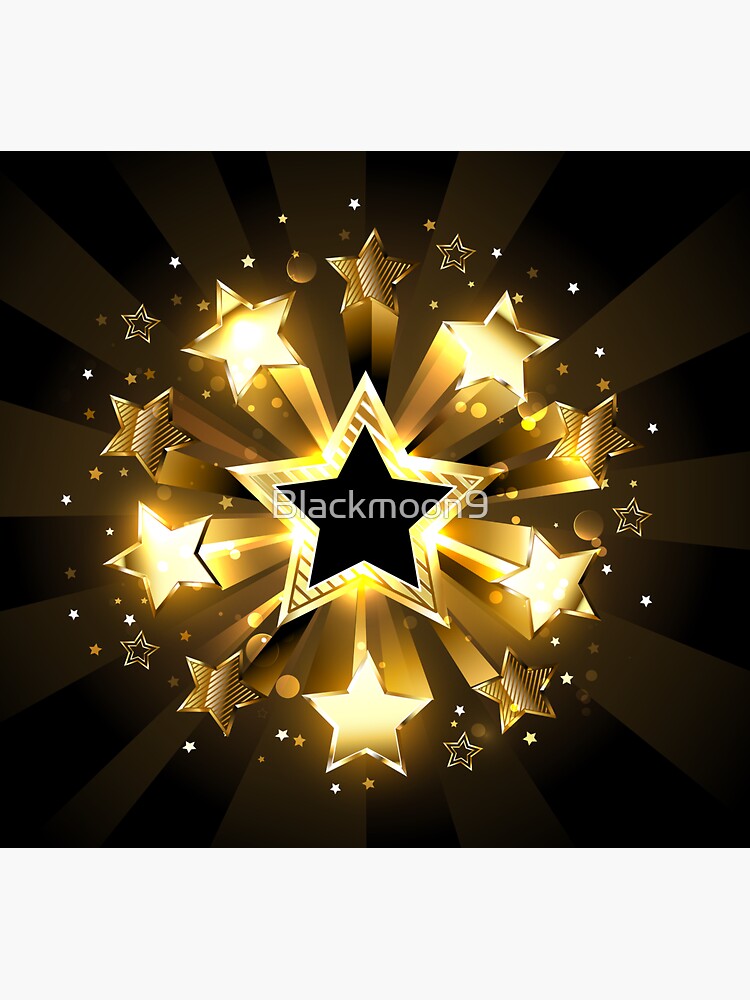 Gold Stars Pack Sticker for Sale by SoccaTamam