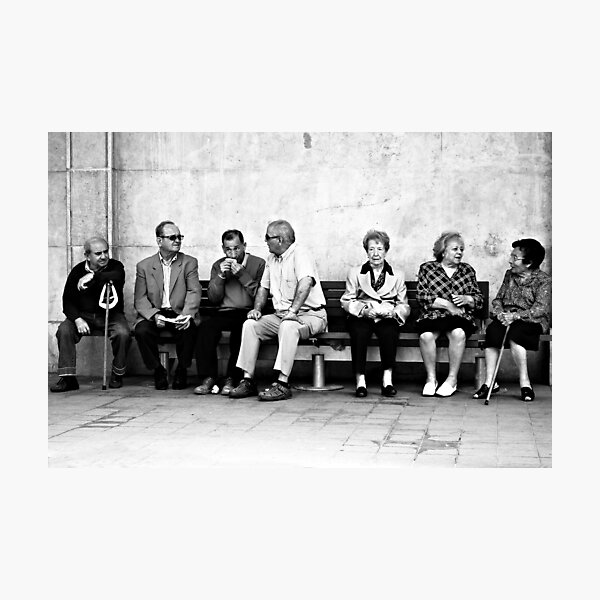 The Bored meeting :) Photographic Print