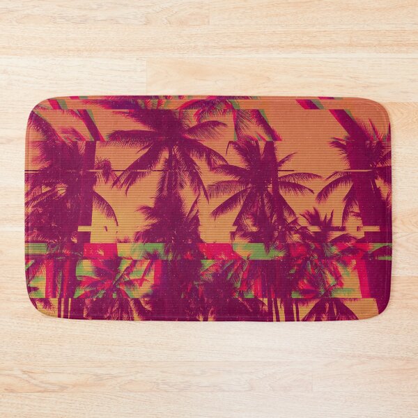 Item preview, Tropical Glitch Palm Tree Sunset Gradient designed and sold by merchninja.