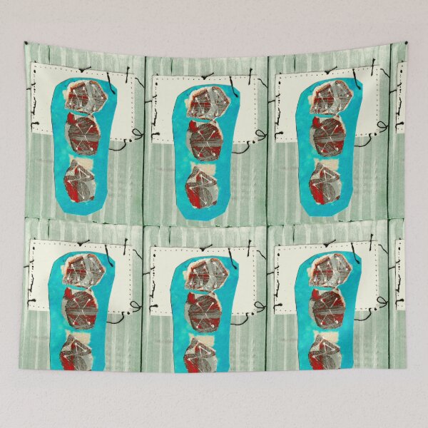 Item preview, pink and Blue Footprint designed and sold by donna malone.