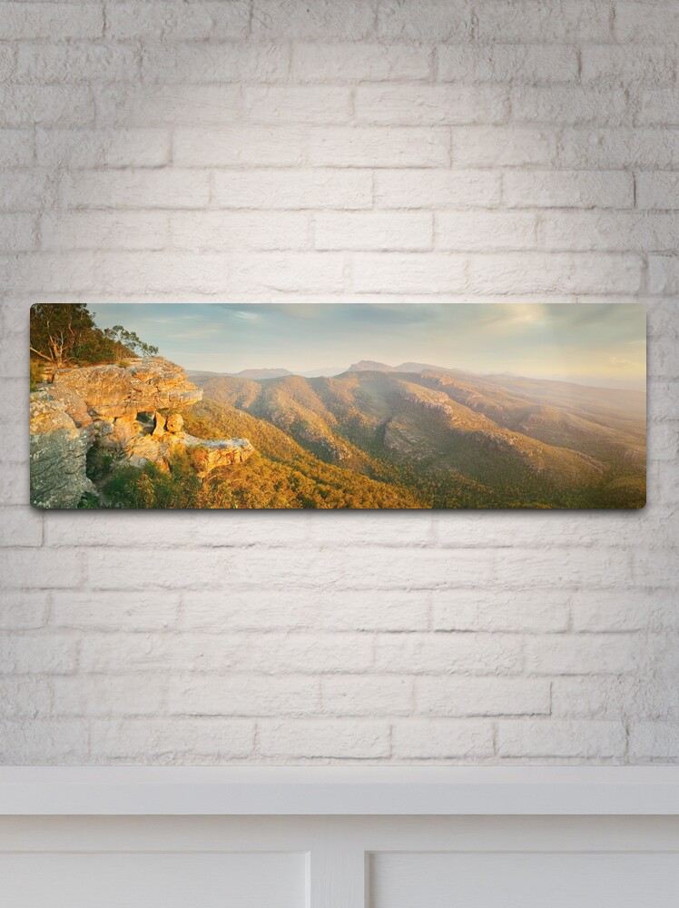 Thumbnail 2 of 4, Metal Print, Balconies Sunset, Grampians National Park, Victoria, Australia designed and sold by Michael Boniwell.