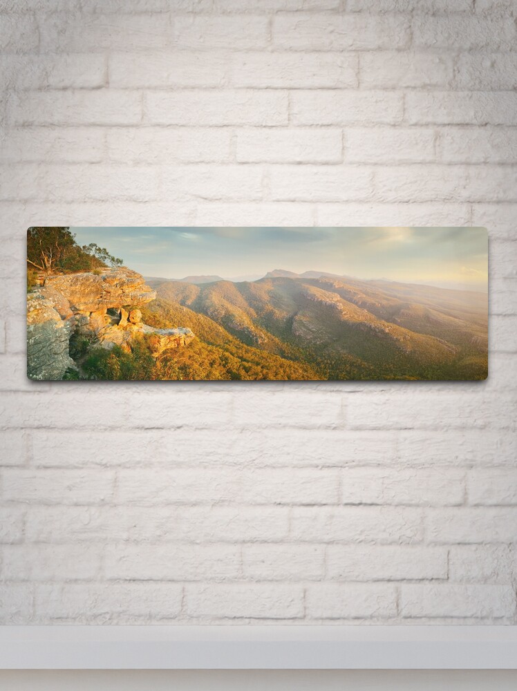 Thumbnail 2 of 4, Metal Print, Balconies Sunset, Grampians National Park, Victoria, Australia designed and sold by Michael Boniwell.