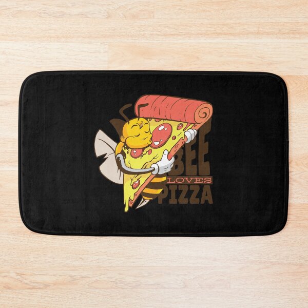 Item preview, bee loves pizza  designed and sold by pirminio.