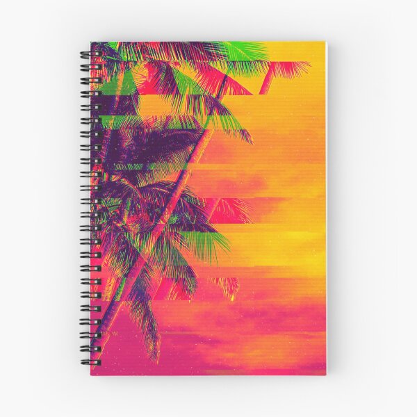 Item preview,    Tropical Glitch Retro Palm Tree Sunset designed and sold by merchninja.