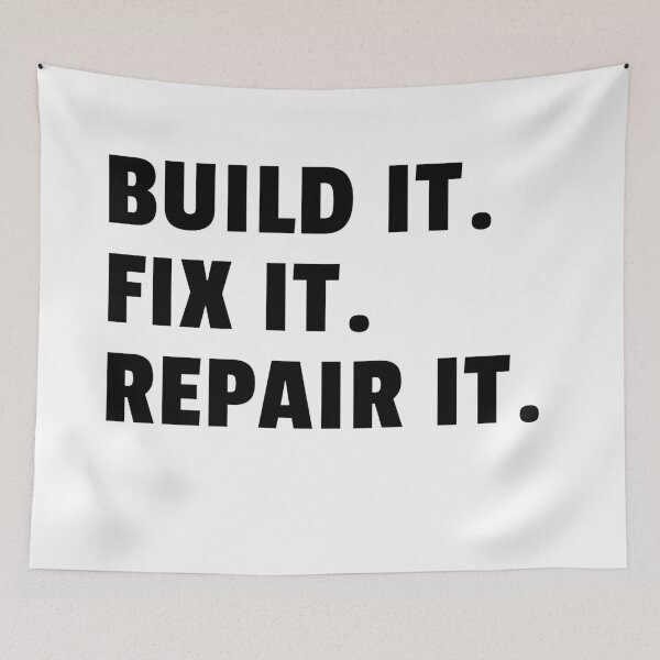 Item preview, Build it Fix it Repair it designed and sold by leancircuit.