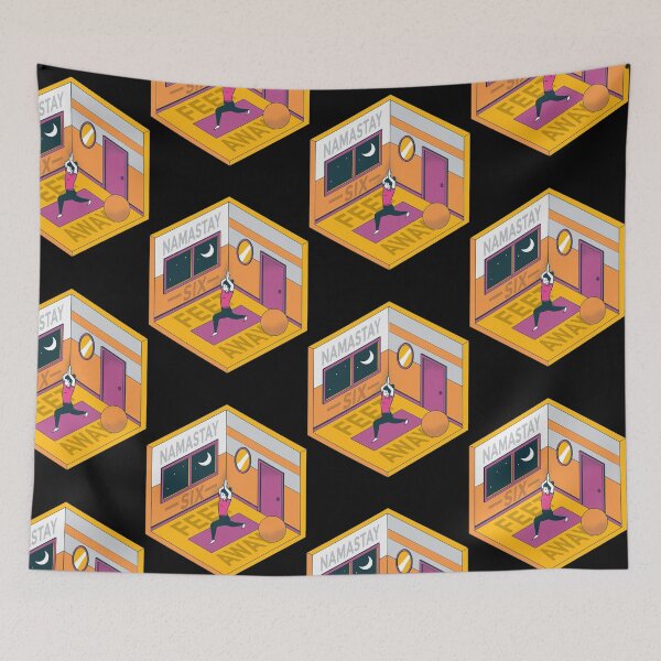 Item preview, isometric home yoga  designed and sold by pirminio.