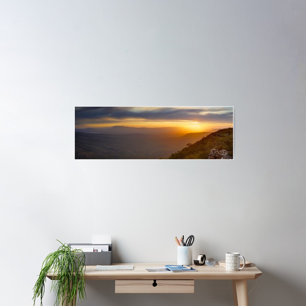 Reeds Lookout, Grampians National Park, Victoria, Australia Poster