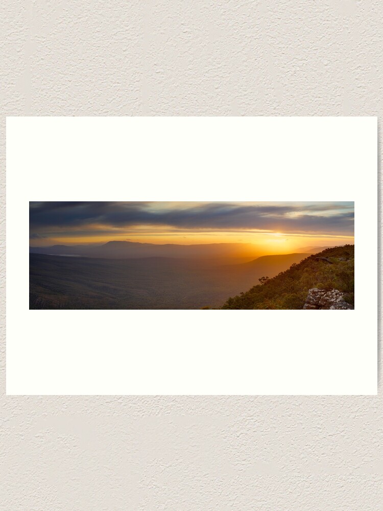 Thumbnail 1 of 3, Art Print, Reeds Lookout, Grampians National Park, Victoria, Australia designed and sold by Chockstone.