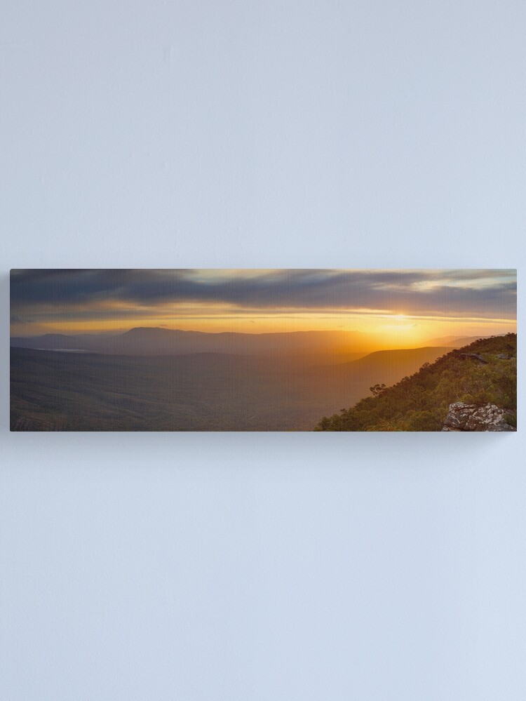 Alternate view of Reeds Lookout, Grampians National Park, Victoria, Australia Canvas Print