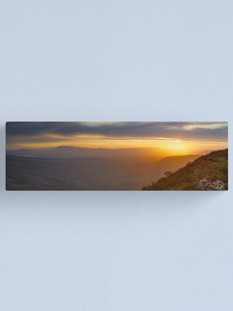 Thumbnail 2 of 3, Canvas Print, Reeds Lookout, Grampians National Park, Victoria, Australia designed and sold by Michael Boniwell.