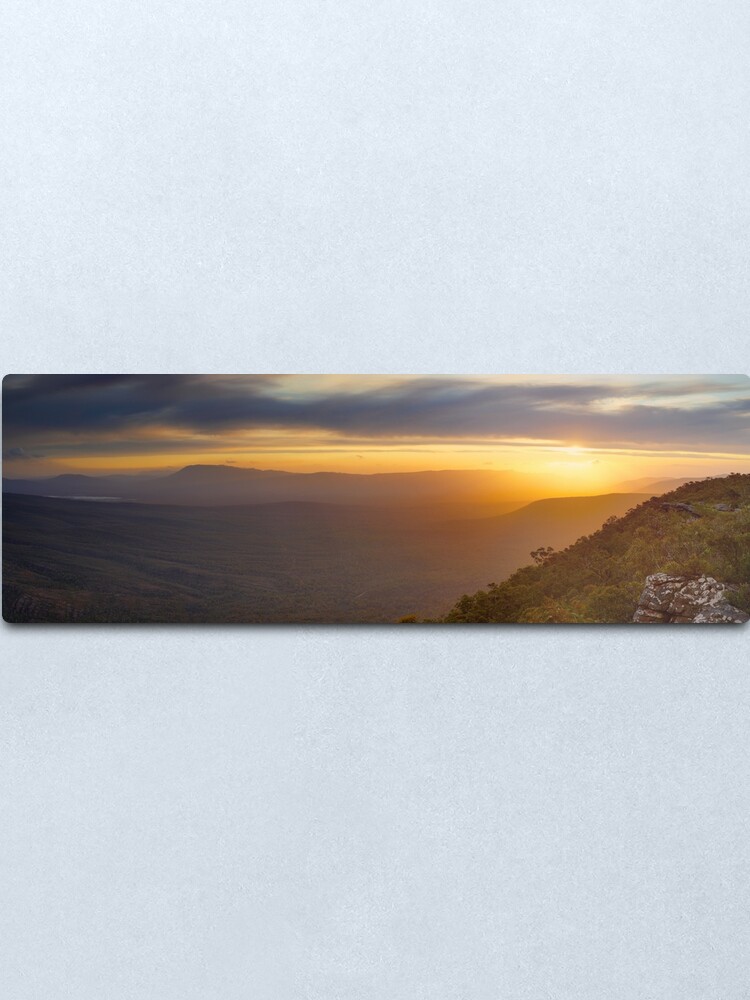 Alternate view of Reeds Lookout, Grampians National Park, Victoria, Australia Metal Print