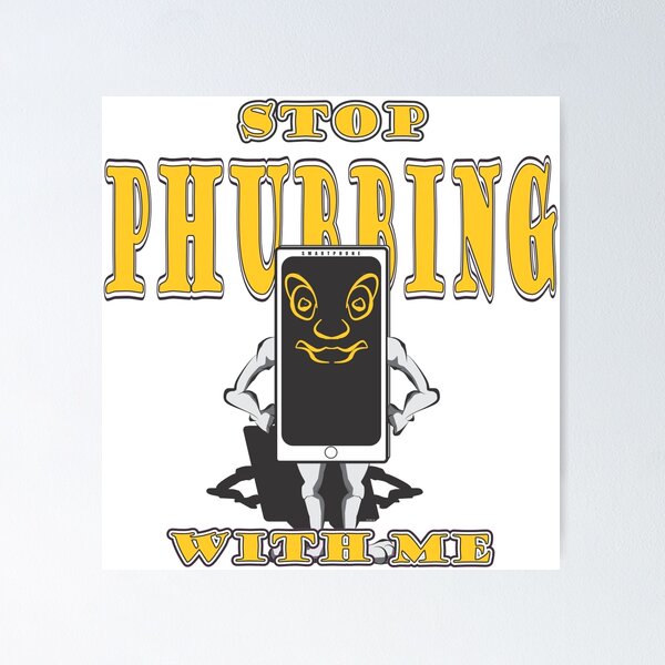Item preview, Stop Phubbing With Me - In Yellow designed and sold by MontanaJack.