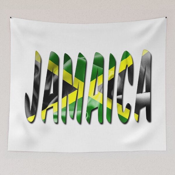 Item preview, Jamaica Flag Texture Word designed and sold by MarkUK97.