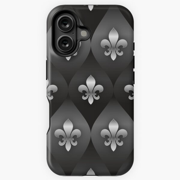 Artikel-Vorschau von Fleur de Lys / Fleur de Lis Grau-Silber Metallic-Look, designt und verkauft von lathspell.