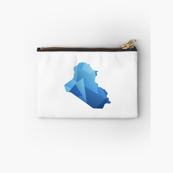 Item preview, Iraq Map Design blue, glassy, and shiny  designed and sold by ArabCorner.