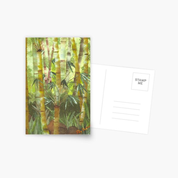 Bamboo in Nuuanu Postcard