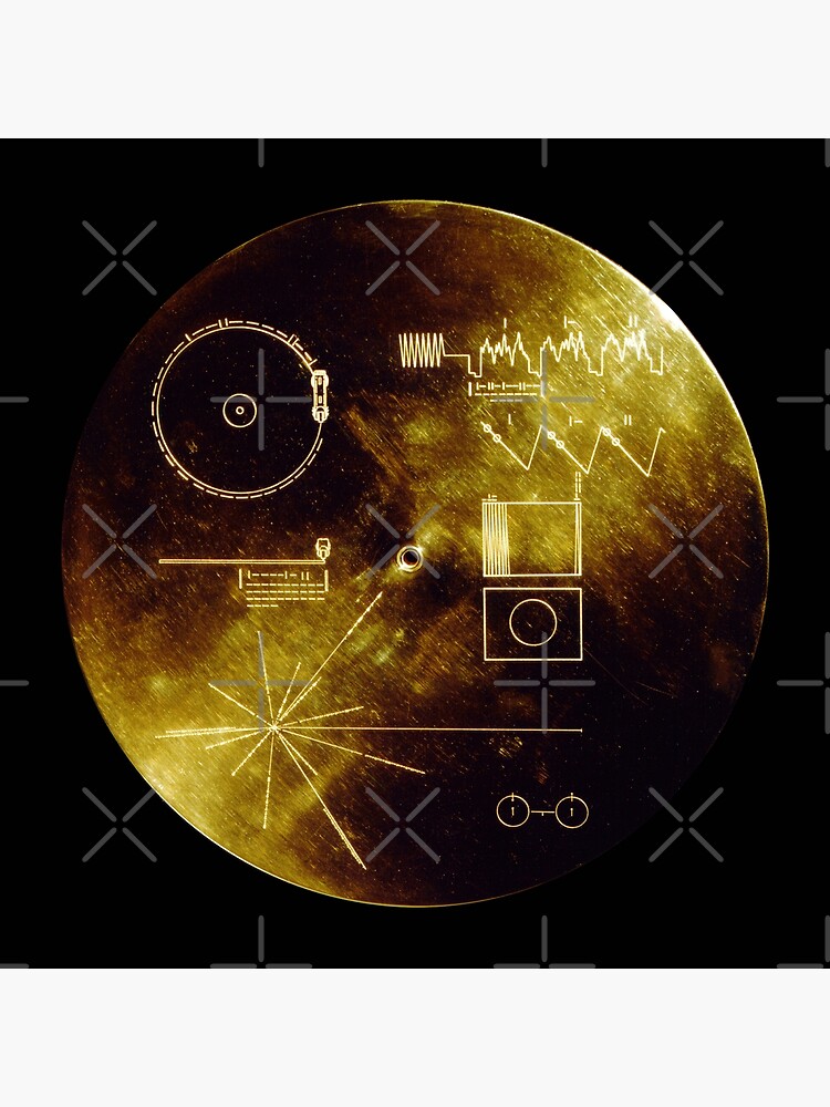 Voyager Spacecraft Golden Record by jutulen