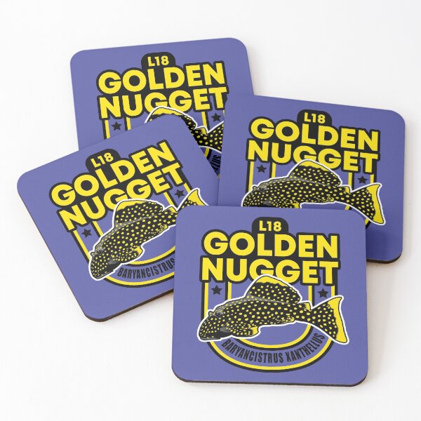 Item preview, L18 Golden Nugget Pleco - Baryancistrus xanthellus Tropical Aquarium Catfish designed and sold by TheAplus.