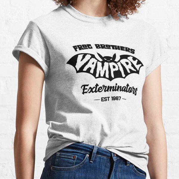 FROG BROTHERS T-Shirt Lost vampires killers boys Fun Vampire Bat Transylvanie 