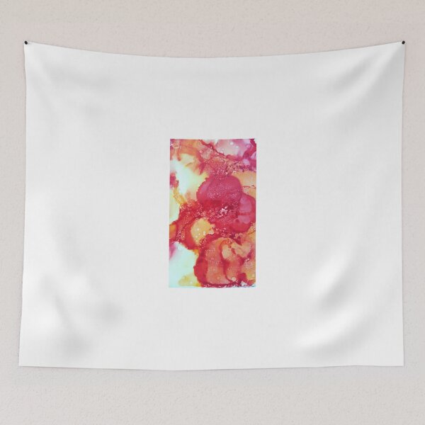Item preview, Alcohol Ink Red Flower designed and sold by adapleiades.