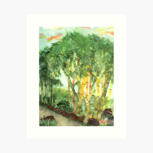 Bamboo in Chinatown Art Print