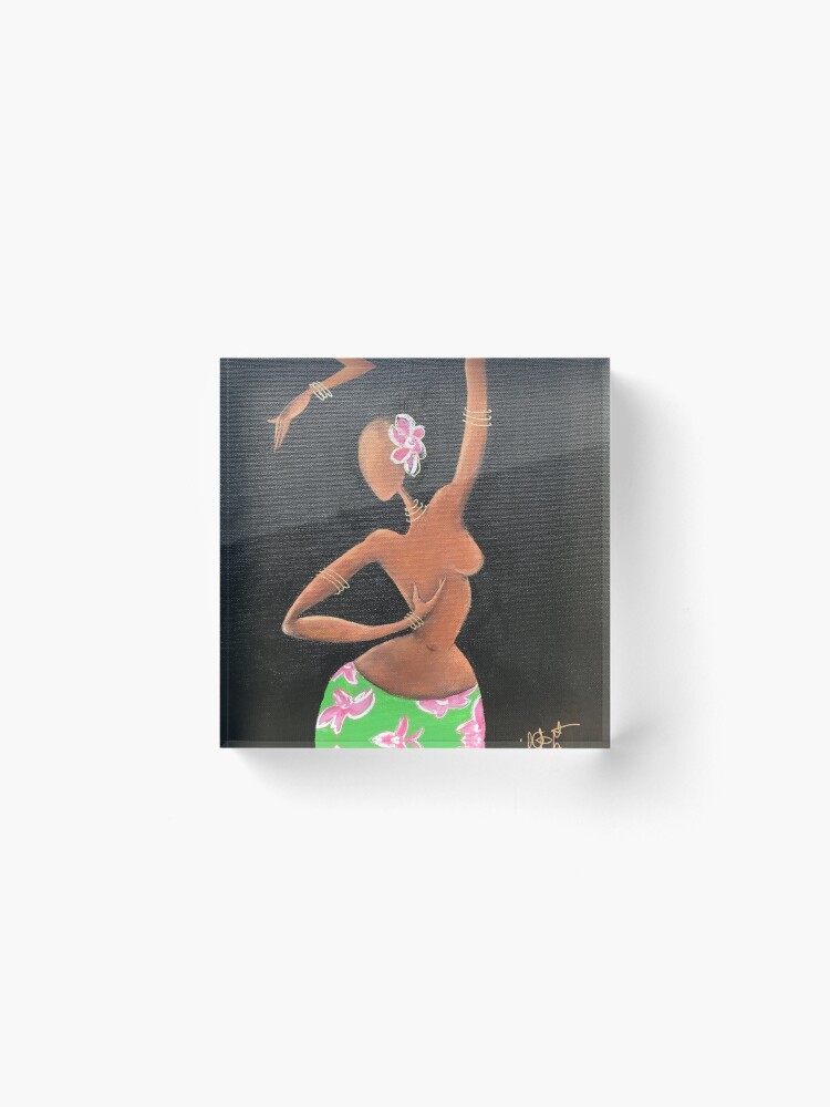 Alternate view of Undefeated Me Acrylic Block