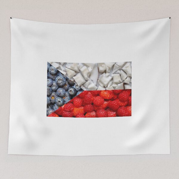 Item preview, Healthy Czech Republic flag design designed and sold by mhailittlearts.