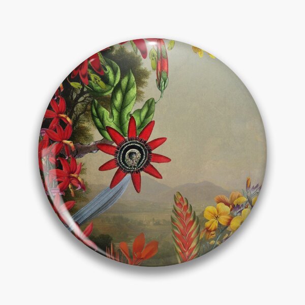 Item preview, Vintage Botanical  Exotic Summer Day Landscape Botanical Garden designed and sold by UtArt.