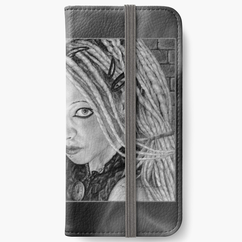 Stormbringer: Original drawing by Dean Sidwell iPhone Wallet