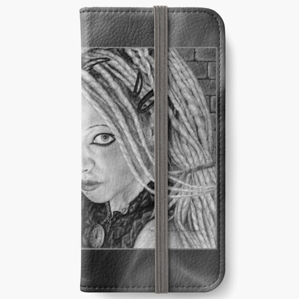 Stormbringer: Original drawing by Dean Sidwell iPhone Wallet