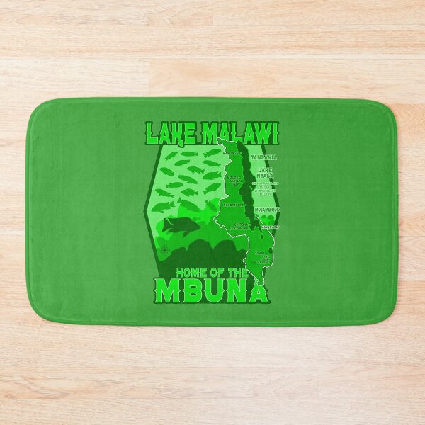 Item preview, Mbuna Cichlid Malawi - Aquarium Aquarist Fish Map Design designed and sold by TheAplus.