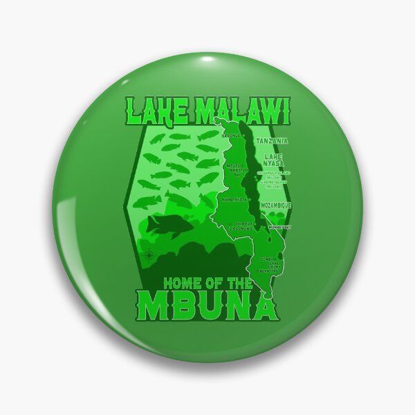 Item preview, Mbuna Cichlid Malawi - Aquarium Aquarist Fish Map Design designed and sold by TheAplus.