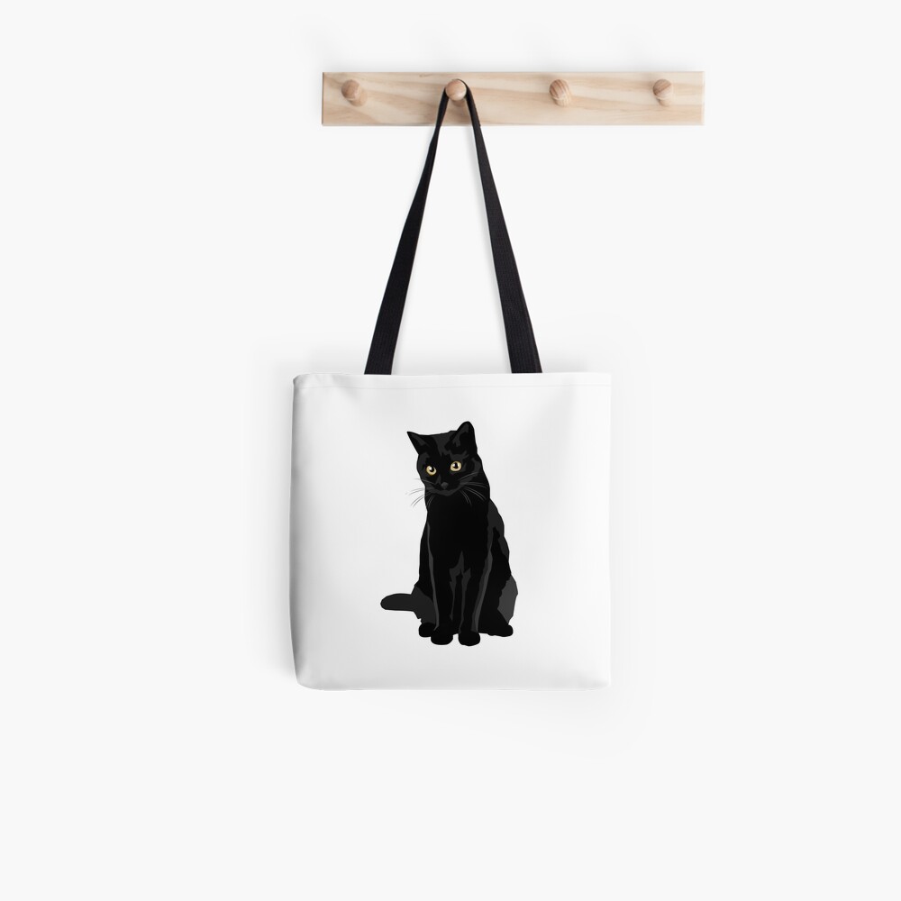 Black Cat Tote Bag