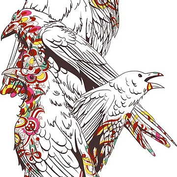 Artwork thumbnail, Crows by TinoThreads