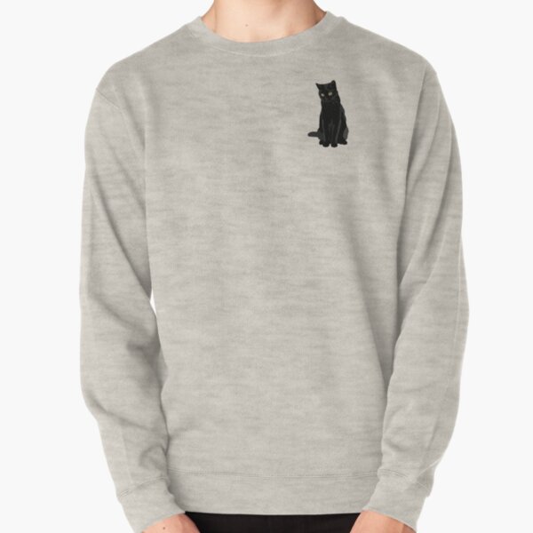 Black Cat Pullover Sweatshirt