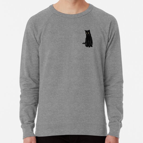 Black Cat Lightweight Sweatshirt