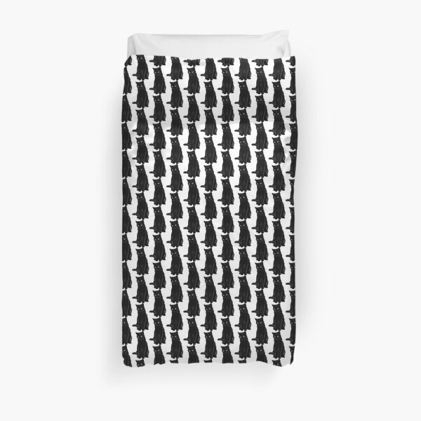Black Cat Duvet Cover
