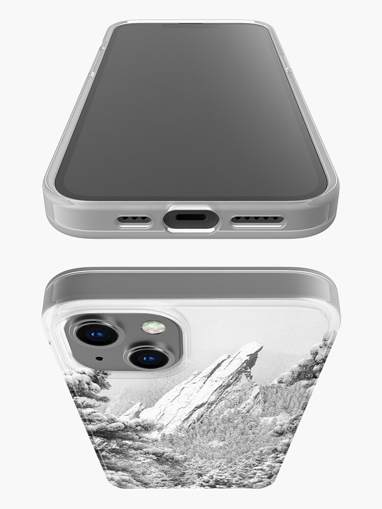 Alternate view of Flowers and Flatirons iPhone Case