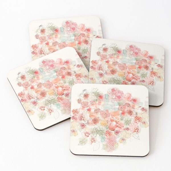 Item preview, Watercolor flower print design designed and sold by Eva Hilla.