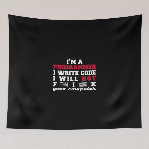 Item preview, Funny Programmer quote designed and sold by HajuRas.