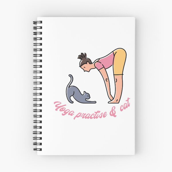 Item preview, Yoga & Cat designed and sold by dinadesign.