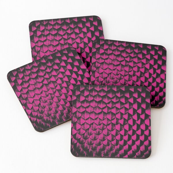 Item preview, Amazingly Detailed Vector Graphic Magenta Dragon Scales Design designed and sold by LuckDragonGifts.