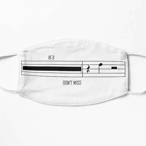 Don't Miss (Percussion Humor) Flat Mask