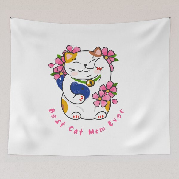 Item preview, Best Cat Mom Ever designed and sold by dinadesign.