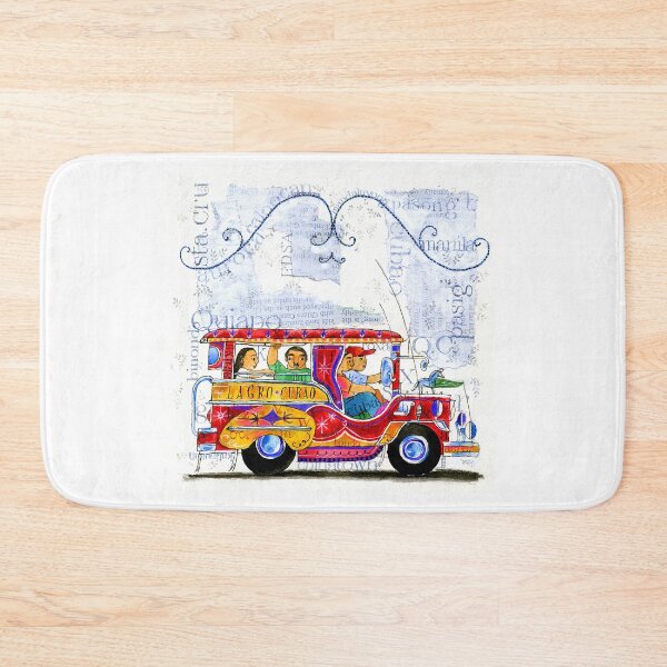 Item preview, Manila jeepney ride illustration by robert alejandro designed and sold by papemelroti.