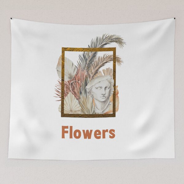Item preview, Flowers portrait designed and sold by dinadesign.