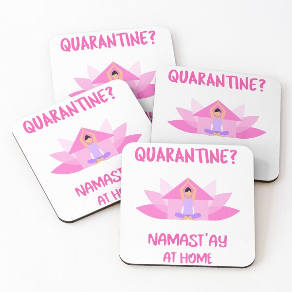 Item preview, Quarantine? Namast'ay At Home designed and sold by viaclothingco.