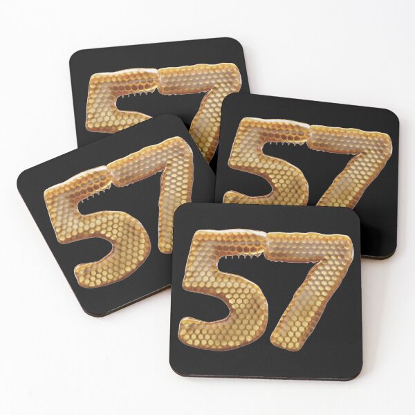 Item preview, 57 Number 3d Honey Numbers Font designed and sold by HelloFromAja.