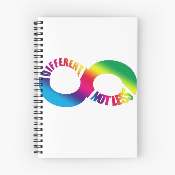Item preview, Different Not Less. Autism and Neurodiversity designed and sold by HeardUWereDead.