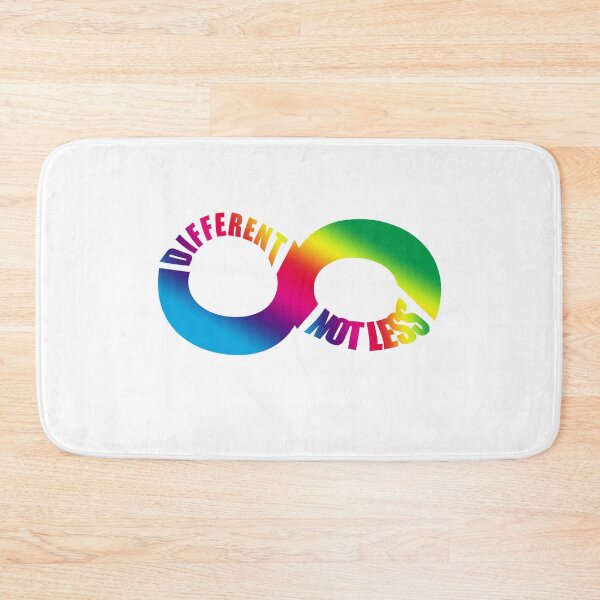 Item preview, Different Not Less. Autism and Neurodiversity designed and sold by HeardUWereDead.